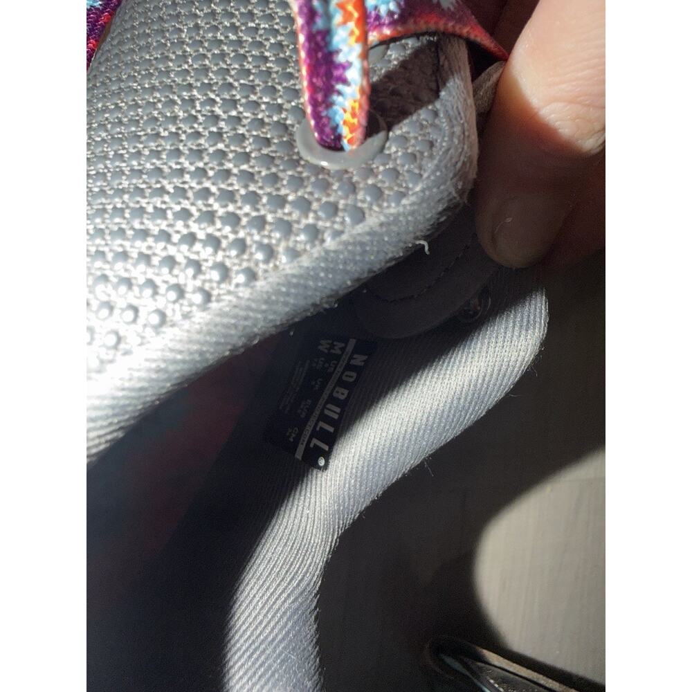 NOBULL Outwork Gray Aztec Multicolor Print Knit Training Shoe Unisex W7.5 M6 SRC - Picture 5 of 5